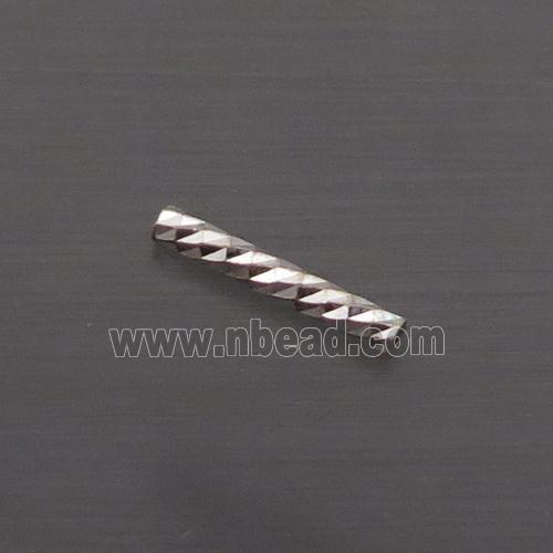 Sterling Silver Column Beads