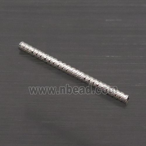 Sterling Silver Column Beads