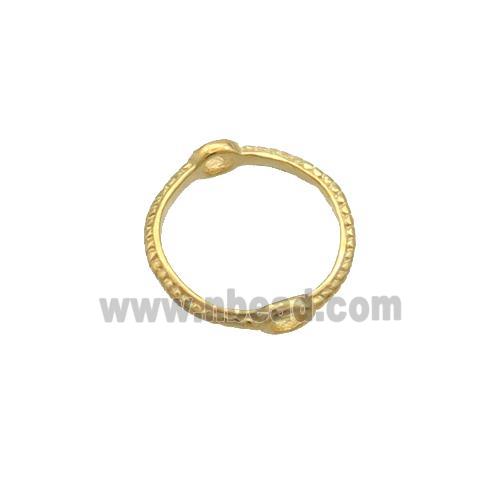 Sterling Silver Beads Circle Gold Plated