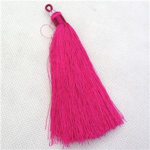 nylon wire tassel pendants, silken, A grade, approx 10cm length