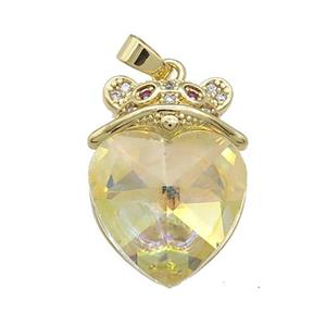 Copper Mouse Pendant Pave Crystal Glass Zircon Gold Plated, approx 18mm, 18-25mm