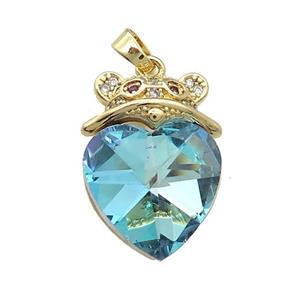 Copper Mouse Pendant Pave Crystal Glass Zircon Gold Plated, approx 18mm, 18-25mm