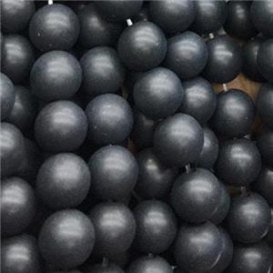 round matte black Onyx Agate Beads, 3mm dia, 133pcs per st