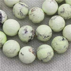 Natural Lemon Jasper Beads Smooth Round, approx 14mm dia