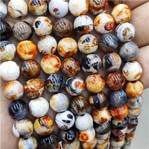 Orange Fire Agate Beads Smooth Round, approx 10mm dia