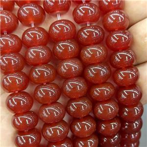 Natural Agate Beads Red Dye Smooth Round, approx 10-14mm