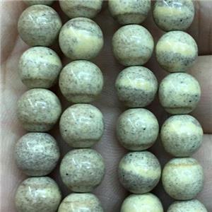 olive dichromatic round Alashan Agate Beads, approx 8mm dia