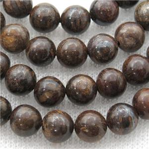 round Bronzite Beads, approx 8mm dia