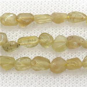 yellow Apatite beads chip, approx 5-8mm