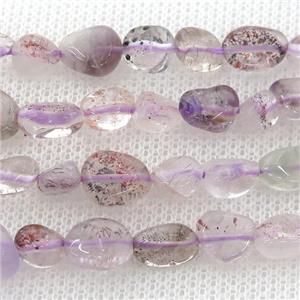 Super7 Quartz chip beads, approx 5-8mm