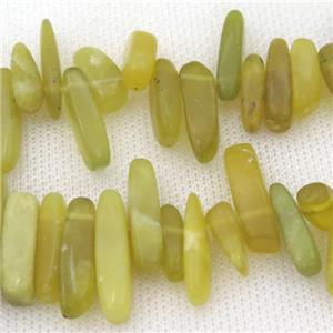 Korea Chrysoprase chip beads, approx 6-22mm