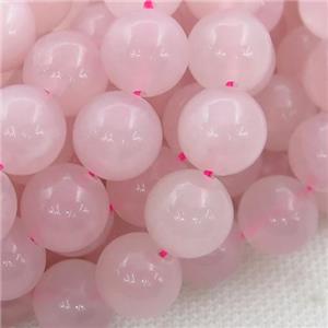 round Rose Quartz Beads, approx 5mm dia