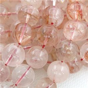 red Iron Quartz Beads, round, approx 8mm dia