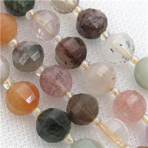 mix Quartz lantern beads, approx 10mm dia