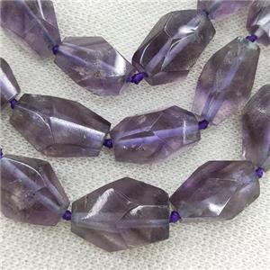 Amethyst Beads, freeform, approx 10-18mm