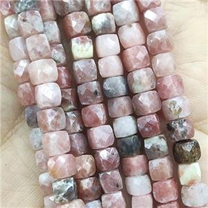 pink plum blossom Jasper beads, approx 4.5-5mm