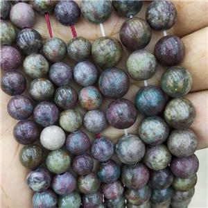 red Corundum Beads round, approx 6mm dia