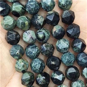 Green Kambaba Jasper Beads Cut Round, approx 7-8mm