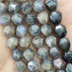 Labradorite Beads Cut Round, approx 7-8mm