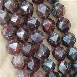 Red Garnet Beads Cut Round, approx 9-10mm