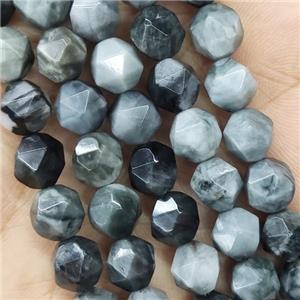 Hawkeye Stone Beads Cut Round, approx 7-8mm