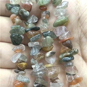 Mix Rutilated Quartz Chip Beads Freeform, approx 5-8mm, 32inch length