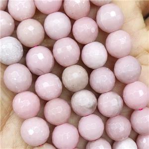 Chinese Pink Opal Beads Faceted Round, approx 10mm dia