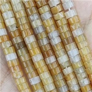 Yellow Aventurine Heishi Beads, approx 4mm