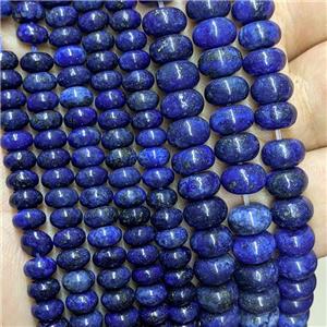 Natural Lapis Lazuli Beads Smooth Rondelle Blue Dye, approx 4x6mm