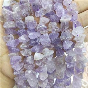 Purple Amethyst Nugget Beads Freeform Rough, approx 10-18mm