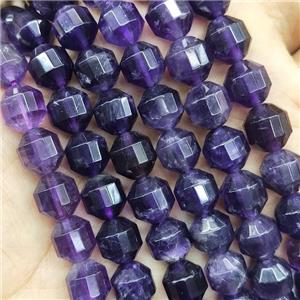 Purple Amethyst Prism Beads, approx 10mm