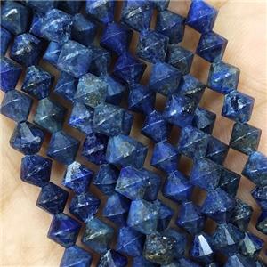 Blue Lapis Lazuli Beads Bicone, approx 6mm