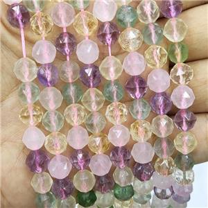 Mix Gemstone Beads Cut Round, approx 8mm