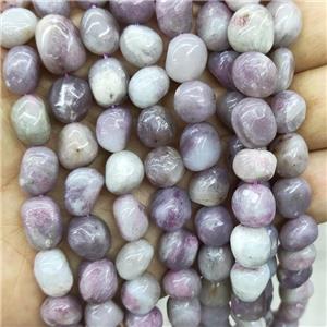 Natural Plum Blossom Tourmaline Chip Beads Pink Freeform, approx 6-9mm