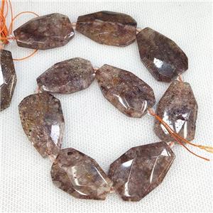 Natural Strawberry Quartz Teardrop Beads, approx 20-38mm