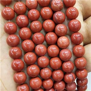 Natural Red Jasper Beads Smooth Round, approx 12mm dia