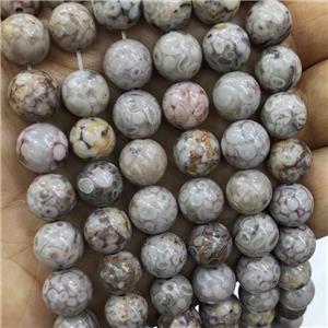 Maifanite Jasper Beads Gray Smooth Round, approx 6mm dia