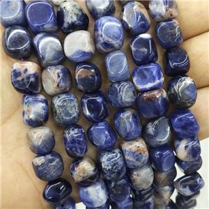 Natural Blue Sodalite Beads Chips Freeform, approx 9-12mm