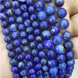 Natural Lapis Lazuli Beads Blue Smooth Round, approx 6mm dia