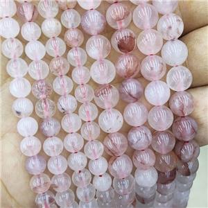 Red Hematoid Quartz Beads Smooth Round, approx 8mm dia