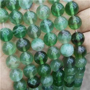 Natural Green Fluorite Beads Smooth Round, approx 8mm dia