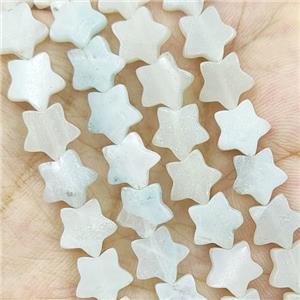 Amazonite Star Beads B-Grade, approx 8mm