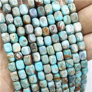 Blue Imperial Jasper Beads Freeform, approx 5-7mm