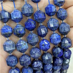 Natural Blue Lapis Lazuli Bullet Beads, approx 10-12mm