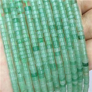 Natural Green Aventurine Heishi Beads, approx 4mm