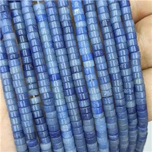 Natural Blue Aventurine Heishi Beads, approx 4mm