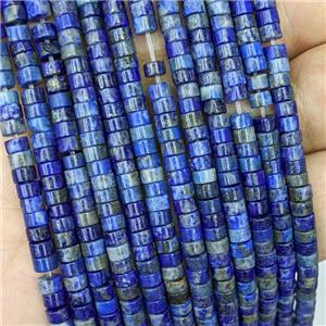 Natural Blue Lapis Lazuli Heishi Beads, approx 4mm