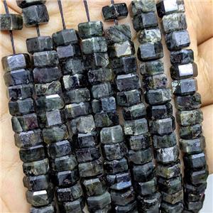 Natural Labradorite Hexagon Beads, approx 5-8mm