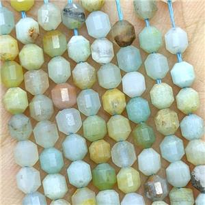 Natural Chinese Amazonite Prism Beads, approx 4mm