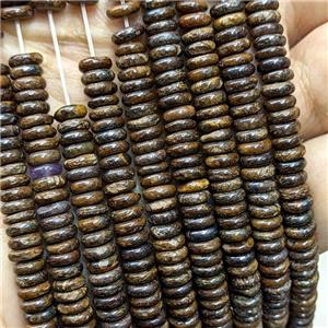 Natural Bronzite Heishi Beads, approx 2x6mm